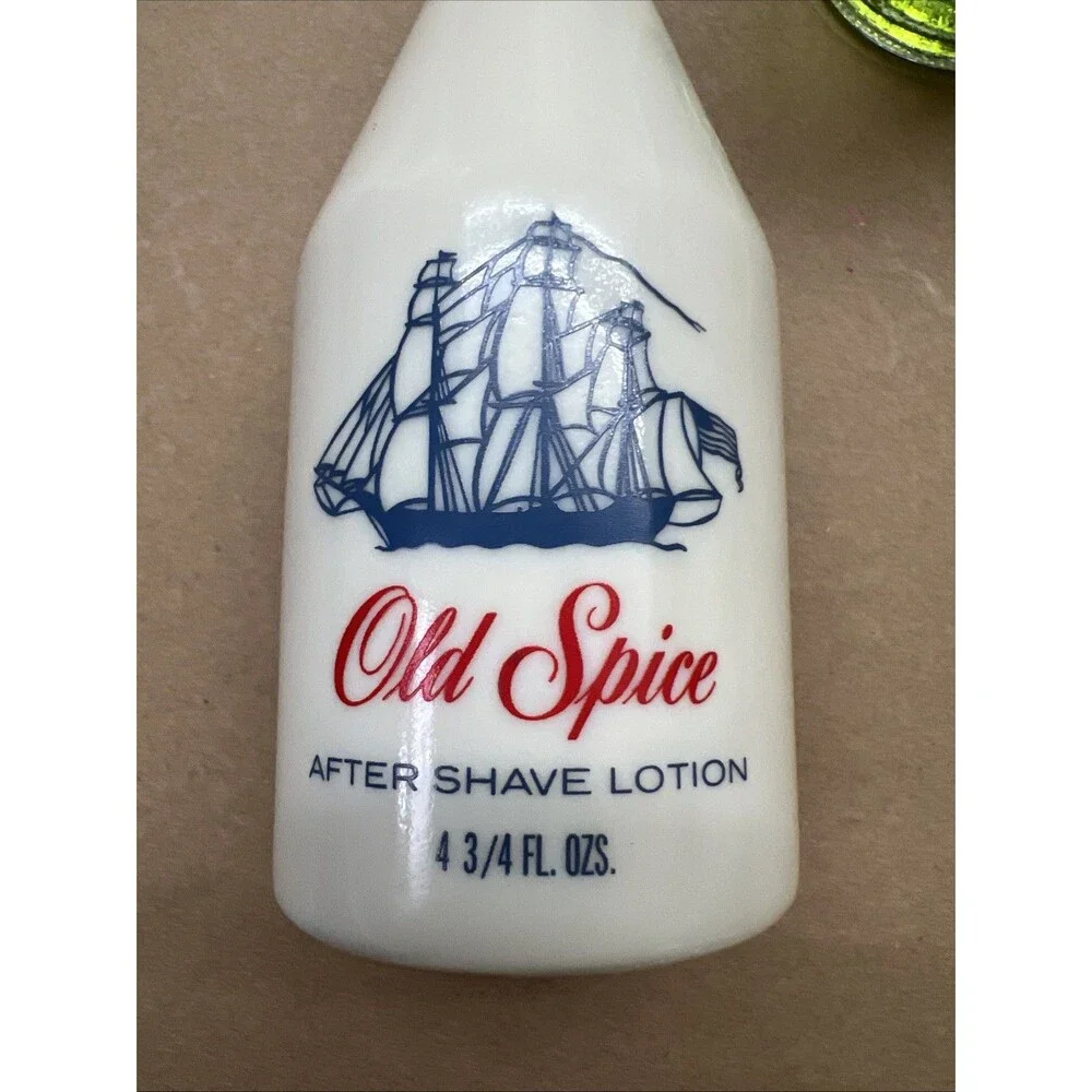 Set Of 4 Vintage Old Spice After Shave Classic Fresh Scent Lime Leather UNOPENED